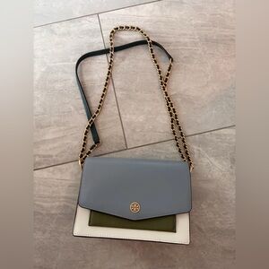 Tory Burch Robinson color block mini crossbody